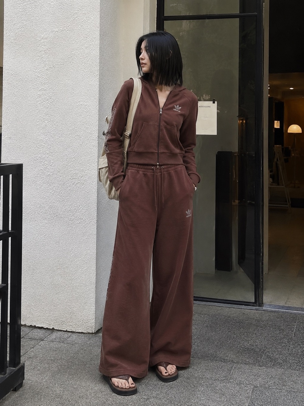 🩷FIRM PRICE🩷 Adidas 2000 luxe cropped track top